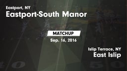 Matchup: Eastport-South Manor vs. East Islip  2016