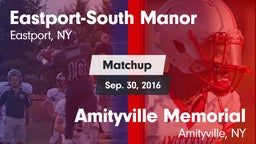 Matchup: Eastport-South Manor vs. Amityville Memorial  2016
