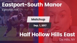 Matchup: Eastport-South Manor vs. Half Hollow Hills East  2017