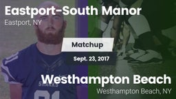 Matchup: Eastport-South Manor vs. Westhampton Beach  2017