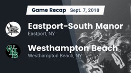 Recap: Eastport-South Manor  vs. Westhampton Beach  2018