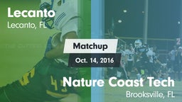 Matchup: Lecanto vs. Nature Coast Tech  2016