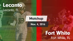 Matchup: Lecanto vs. Fort White  2016
