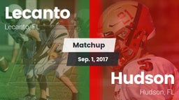 Matchup: Lecanto vs. Hudson  2017