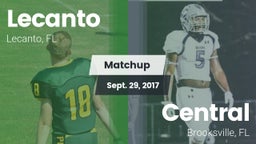 Matchup: Lecanto vs. Central  2017