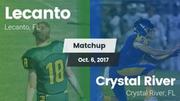 Matchup: Lecanto vs. Crystal River  2017