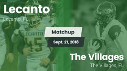 Matchup: Lecanto vs. The Villages  2018