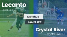 Matchup: Lecanto vs. Crystal River  2019