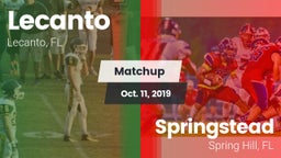 Matchup: Lecanto vs. Springstead  2019