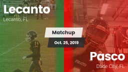 Matchup: Lecanto vs. Pasco  2019