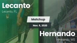 Matchup: Lecanto vs. Hernando  2020