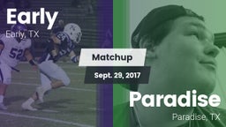 Matchup: Early vs. Paradise  2017