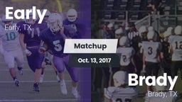 Matchup: Early vs. Brady  2017