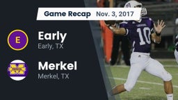 Recap: Early  vs. Merkel  2017