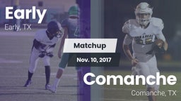 Matchup: Early vs. Comanche  2017