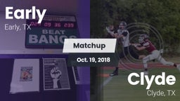 Matchup: Early vs. Clyde  2018