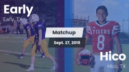 Matchup: Early vs. Hico  2019