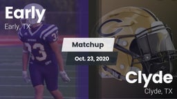 Matchup: Early vs. Clyde  2020