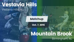 Matchup: Vestavia Hills vs. Mountain Brook  2016