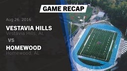 Recap: Vestavia Hills  vs. Homewood  2016