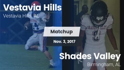 Matchup: Vestavia Hills vs. Shades Valley  2017