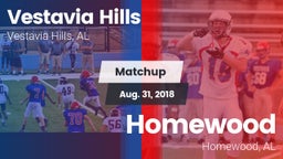 Matchup: Vestavia Hills vs. Homewood  2018