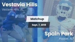Matchup: Vestavia Hills vs. Spain Park  2018