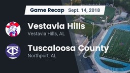 Recap: Vestavia Hills  vs. Tuscaloosa County  2018