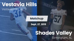 Matchup: Vestavia Hills vs. Shades Valley  2019