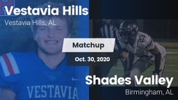 Matchup: Vestavia Hills vs. Shades Valley  2020