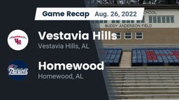 Recap: Vestavia Hills  vs. Homewood  2022