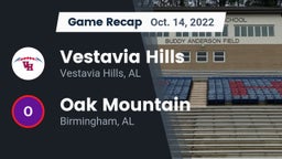 Recap: Vestavia Hills  vs. Oak Mountain  2022