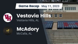 Recap: Vestavia Hills  vs. McAdory  2023