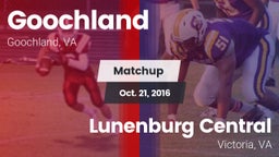 Matchup: Goochland vs. Lunenburg Central  2016