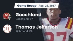 Recap: Goochland  vs. Thomas Jefferson  2017