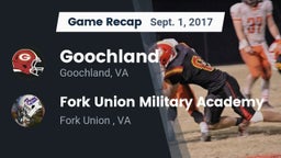 Recap: Goochland  vs. Fork Union Military Academy 2017
