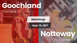 Matchup: Goochland vs. Nottoway  2017