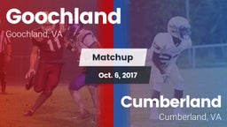 Matchup: Goochland vs. Cumberland  2017