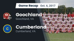 Recap: Goochland  vs. Cumberland  2017