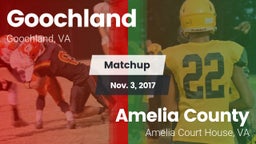 Matchup: Goochland vs. Amelia County  2017