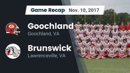 Recap: Goochland  vs. Brunswick  2017