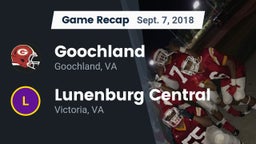 Recap: Goochland  vs. Lunenburg Central  2018