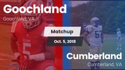 Matchup: Goochland vs. Cumberland  2018