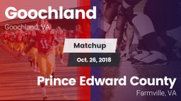 Matchup: Goochland vs. Prince Edward County  2018