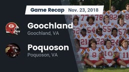 Recap: Goochland  vs. Poquoson  2018