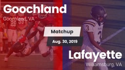 Matchup: Goochland vs. Lafayette  2019