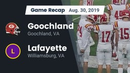 Recap: Goochland  vs. Lafayette  2019