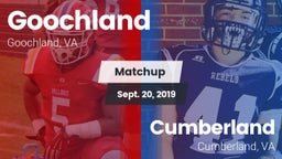 Matchup: Goochland vs. Cumberland  2019