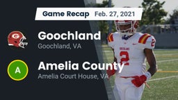 Recap: Goochland  vs. Amelia County  2021