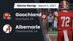 Recap: Goochland  vs. Albemarle  2021